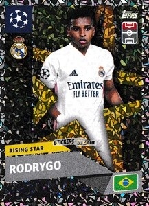Sticker Rodrygo (Real Madrid) - UEFA Champions League 2020-2021 n. RS1 - Topps