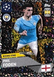 Sticker Phil Foden (Manchester City) - UEFA Champions League 2020-2021 n. RS5 - Topps