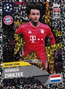 Sticker Joshua Zirkzee (Fc Bayern München) - UEFA Champions League 2020-2021 n. RS10 - Topps
