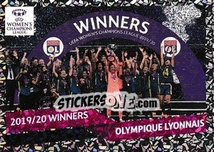 Sticker Olympique Lyonnais Féminin - UEFA Champions League 2020-2021 - Topps