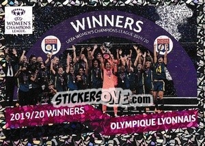 Sticker Olympique Lyonnais Féminin - UEFA Champions League 2020-2021 n. WOM1 - Topps