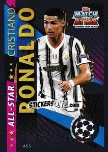 Sticker Cristiano Ronaldo - UEFA Champions League 2020-2021 n. AS3 - Topps