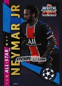 Sticker Neymar Jr - UEFA Champions League 2020-2021 n. AS4 - Topps