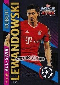 Sticker Robert Lewandowski - UEFA Champions League 2020-2021 n. AS5 - Topps