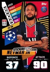 Sticker Neymar Jr - UEFA Champions League 2020-2021 - Topps