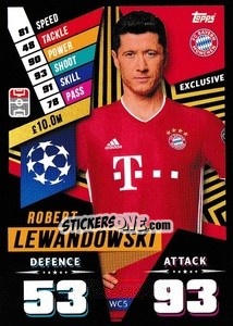 Sticker Robert Lewandowski - UEFA Champions League 2020-2021 - Topps