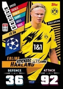 Figurina Erling Haaland - UEFA Champions League 2020-2021 - Topps