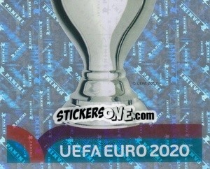 Sticker European Championship Trophy - UEFA Euro 2020 Tournament Edition. 654 Stickers version n. 3 - Panini