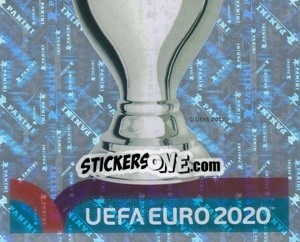 Sticker European Championship Trophy - UEFA Euro 2020 Tournament Edition. 654 Stickers version - Panini