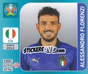 Sticker Alessandro Florenzi - UEFA Euro 2020 Tournament Edition. 654 Stickers version - Panini