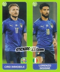 Figurina Ciro Immobile / Lorenzo Insigne