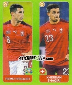 Sticker Remo Freuler / Xherdan Shaqiri