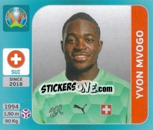 Sticker Yvon Mvogo - UEFA Euro 2020 Tournament Edition. 654 Stickers version - Panini