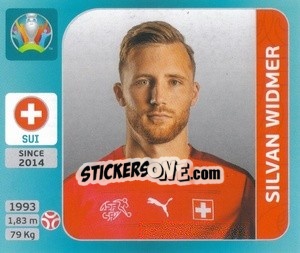 Sticker Silvan Widmer - UEFA Euro 2020 Tournament Edition. 654 Stickers version - Panini