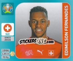 Sticker Edimilson Fernandes - UEFA Euro 2020 Tournament Edition. 654 Stickers version - Panini