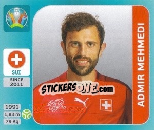 Sticker Admir Mehmedi - UEFA Euro 2020 Tournament Edition. 654 Stickers version n. 59 - Panini