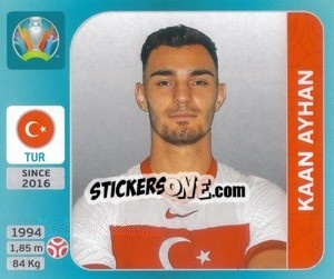 Figurina Kaan Ayhan - UEFA Euro 2020 Tournament Edition. 654 Stickers version - Panini