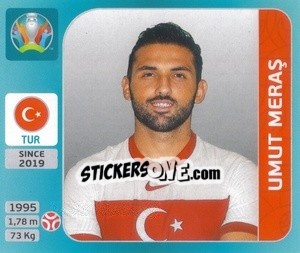 Sticker Umut Meraş - UEFA Euro 2020 Tournament Edition. 654 Stickers version n. 68 - Panini