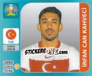 Sticker Irfan Can Kahveci - UEFA Euro 2020 Tournament Edition. 654 Stickers version n. 72 - Panini