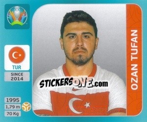 Sticker Ozan Tufan - UEFA Euro 2020 Tournament Edition. 654 Stickers version n. 74 - Panini
