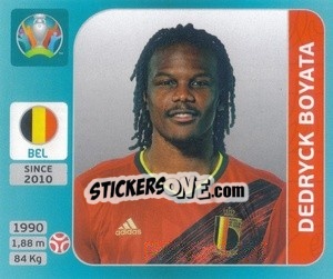 Sticker Dedryck Boyata - UEFA Euro 2020 Tournament Edition. 654 Stickers version n. 119 - Panini