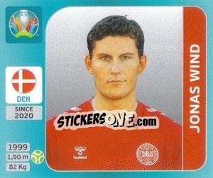 Sticker Jonas Wind - UEFA Euro 2020 Tournament Edition. 654 Stickers version n. 168 - Panini