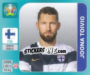 Sticker Joona Toivio - UEFA Euro 2020 Tournament Edition. 654 Stickers version n. 176 - Panini
