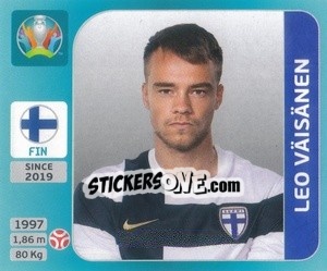 Sticker Leo Väisänen - UEFA Euro 2020 Tournament Edition. 654 Stickers version - Panini