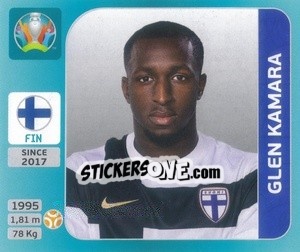 Cromo Glen Kamara - UEFA Euro 2020 Tournament Edition. 654 Stickers version - Panini