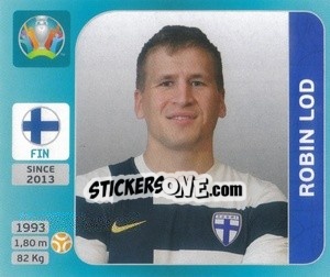 Sticker Robin Lod - UEFA Euro 2020 Tournament Edition. 654 Stickers version - Panini