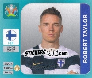 Sticker Robert Taylor - UEFA Euro 2020 Tournament Edition. 654 Stickers version n. 186 - Panini
