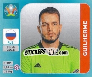 Figurina Guilherme - UEFA Euro 2020 Tournament Edition. 654 Stickers version - Panini