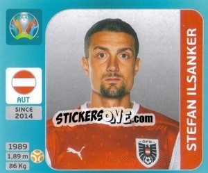 Sticker Stefan Ilsanker - UEFA Euro 2020 Tournament Edition. 654 Stickers version - Panini