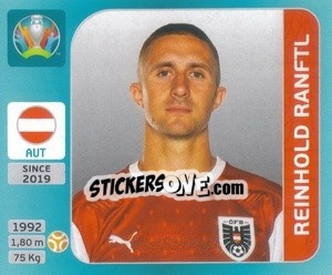 Figurina Reinhold Ranftl - UEFA Euro 2020 Tournament Edition. 654 Stickers version - Panini