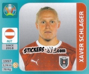 Sticker Xaver Schlager - UEFA Euro 2020 Tournament Edition. 654 Stickers version n. 239 - Panini
