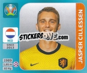 Figurina Jasper Cillessen - UEFA Euro 2020 Tournament Edition. 654 Stickers version - Panini