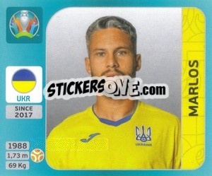 Sticker Marlos - UEFA Euro 2020 Tournament Edition. 654 Stickers version - Panini