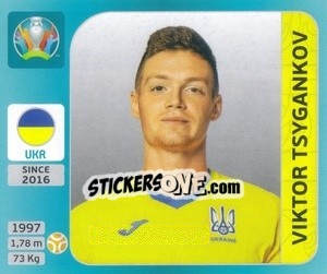 Cromo Viktor Tsygankov - UEFA Euro 2020 Tournament Edition. 654 Stickers version - Panini