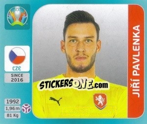 Sticker Jiří Pavlenka - UEFA Euro 2020 Tournament Edition. 654 Stickers version n. 366 - Panini