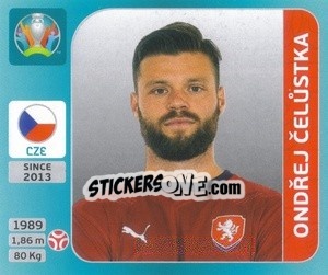 Sticker Ondřej Celůstka - UEFA Euro 2020 Tournament Edition. 654 Stickers version - Panini