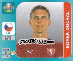 Cromo Bořek Dockal - UEFA Euro 2020 Tournament Edition. 654 Stickers version n. 375 - Panini