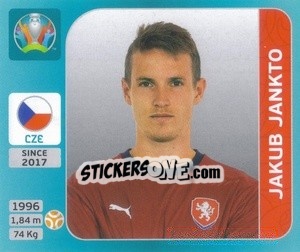 Sticker Jakub Jankto - UEFA Euro 2020 Tournament Edition. 654 Stickers version n. 376 - Panini
