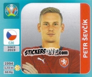 Sticker Petr Ševcík - UEFA Euro 2020 Tournament Edition. 654 Stickers version n. 379 - Panini