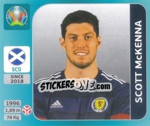 Cromo Scott McKenna - UEFA Euro 2020 Tournament Edition. 654 Stickers version - Panini