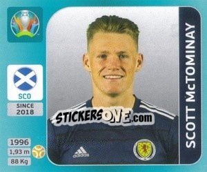 Sticker Scott McTominay - UEFA Euro 2020 Tournament Edition. 654 Stickers version - Panini