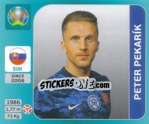 Figurina Peter Pekarík - UEFA Euro 2020 Tournament Edition. 654 Stickers version - Panini