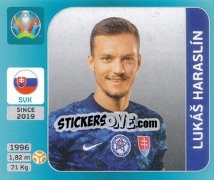 Cromo Lukáš Haraslín - UEFA Euro 2020 Tournament Edition. 654 Stickers version - Panini