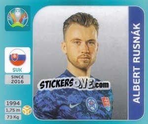 Figurina Albert Rusnák - UEFA Euro 2020 Tournament Edition. 654 Stickers version - Panini