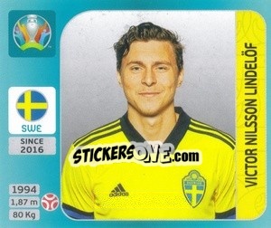 Sticker Victor Nilsson Lindelöf - UEFA Euro 2020 Tournament Edition. 654 Stickers version n. 535 - Panini