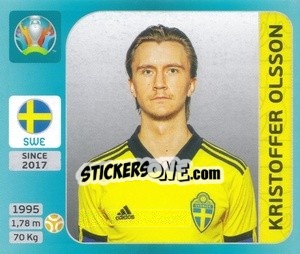 Sticker Kristoffer Olsson - UEFA Euro 2020 Tournament Edition. 654 Stickers version - Panini